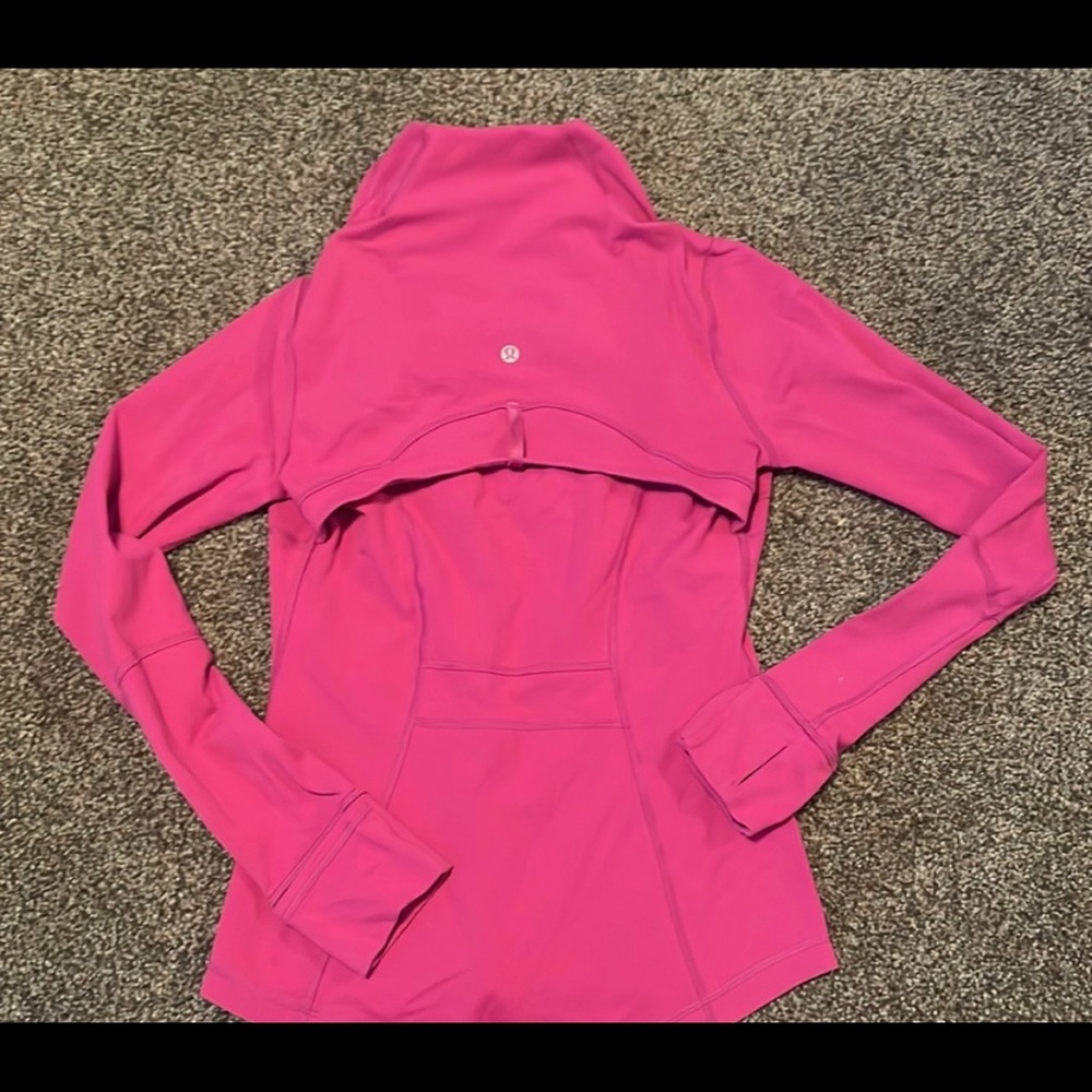 Hot pink lulu define jacket